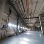 Interior of a large industrial warehouse